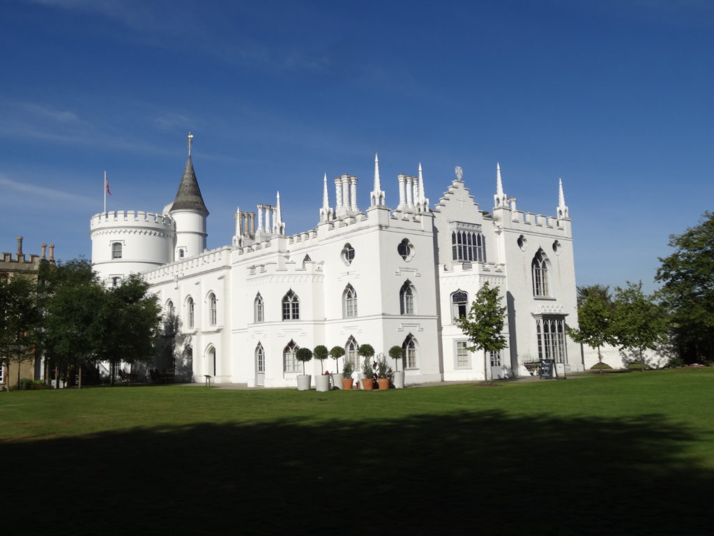 Strawberry Hill House on bright day