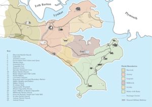 map of the mount Edgecombe estate