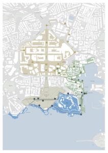 Diagram of Plymouth barbican